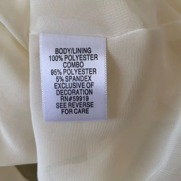 Apt 9 Semi Sheer Swiss Dot Feminine Blouse - Picture 9 of 10